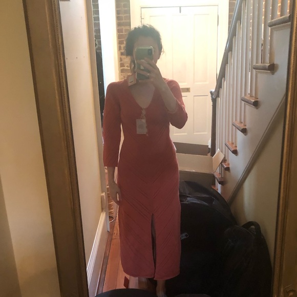 Cult Gaia Jhene knit dress in Jasper size XS